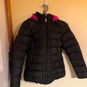 North Face Dark Gray Womens Jacket Puffer